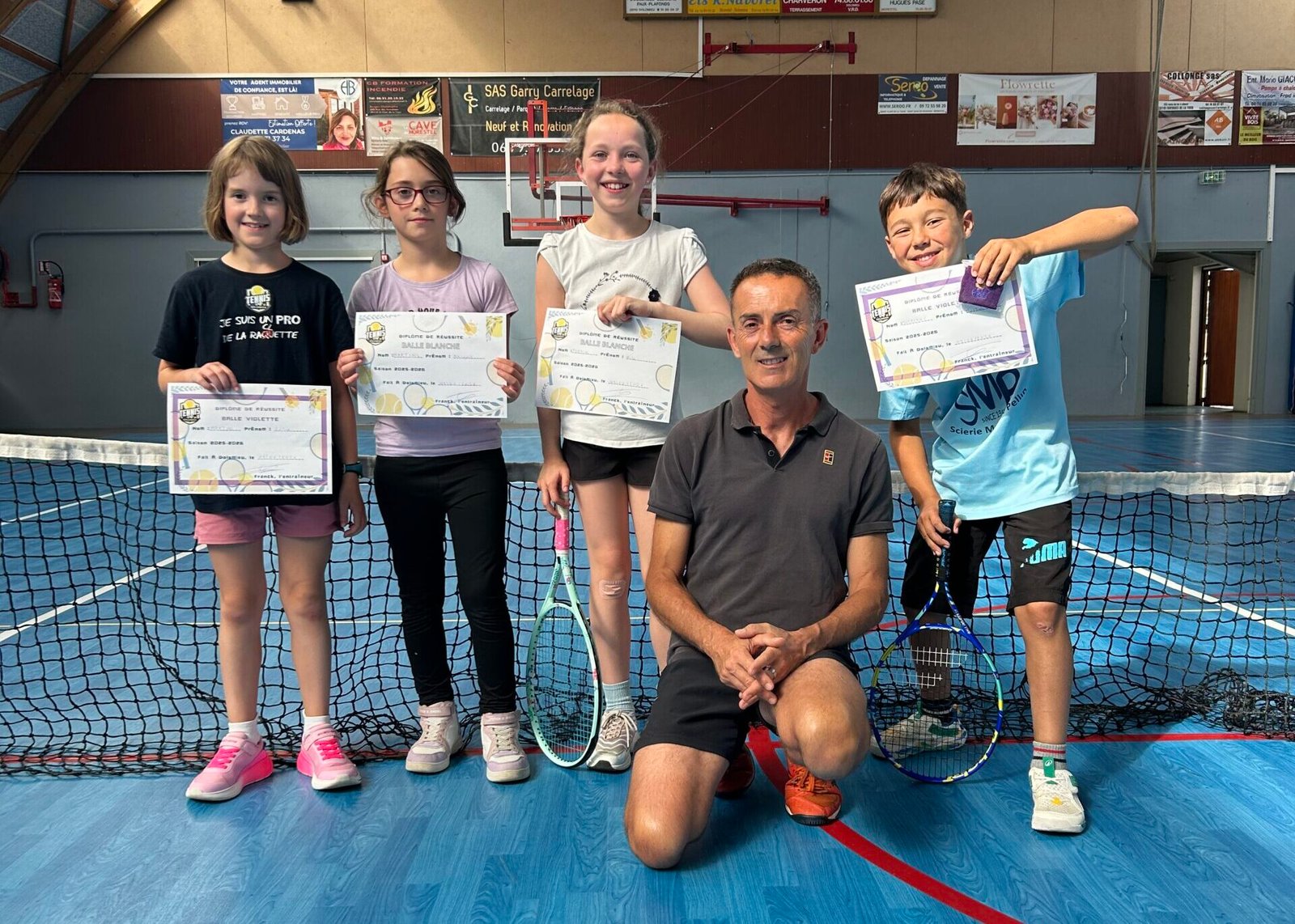 Récompenses de fin d&rsquo;année pour les jeunes de l&rsquo;École de Tennis